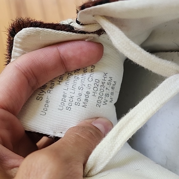 Madewell sidewalk calf hair sneakers - Picture 5 of 7